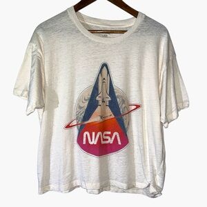 American Eagle tailgate NASA top SIZE LARGE